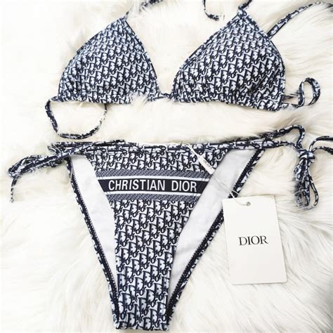 bikini dior blue|dior swimwear for women.